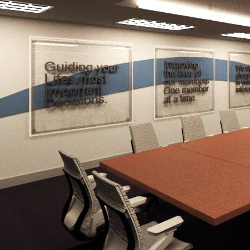 Corporate interior design project.
