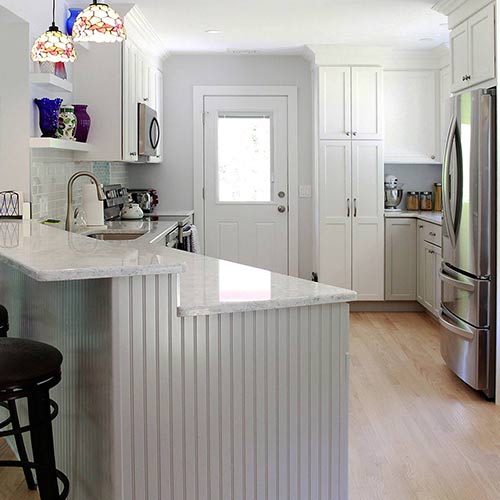 Photograph of a kitchen in Niantic, Connecticut.