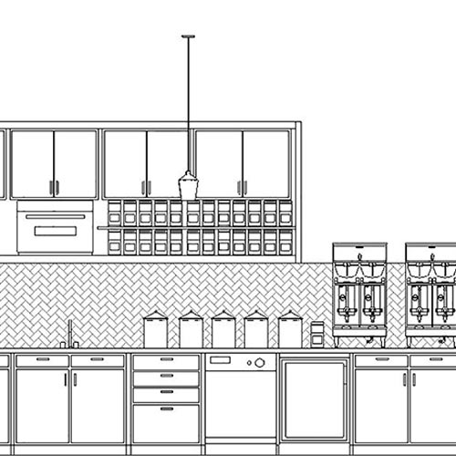 Interior Elevation of Insurity.
