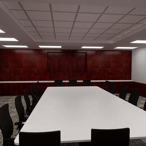 Interior Rendering of ISO New England.