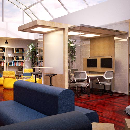 Corporate interior design project.