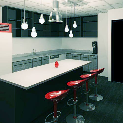 Interior Rendering of United Steel.