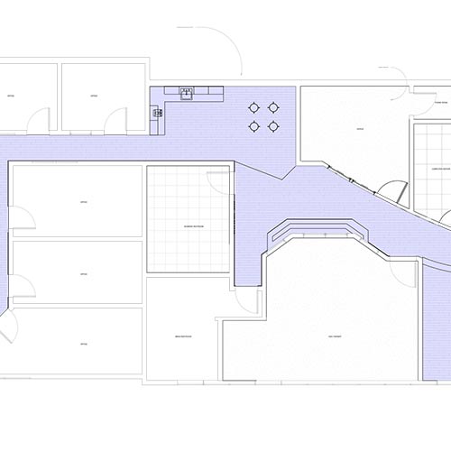 Floor Plan of United Steel.
